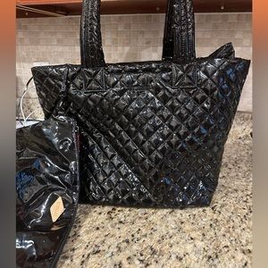 MZ Wallace Black Quilted Tote